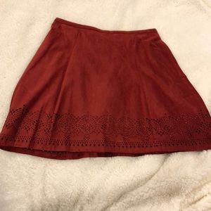 Suede skirt- express